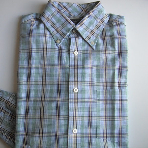 MAKER & COMPANY MULTICOLOR PLAID POPLIN LONG SLEV - Picture 5 of 8
